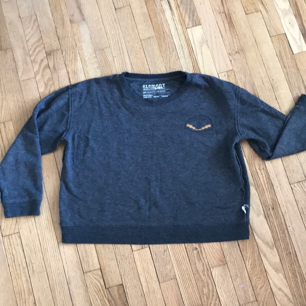 Element Cropped Pull-Over Sweatshirt